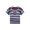Tommy Jeans Majica mornarska/bela