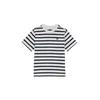 WE Fashion Majica temno modra/bela