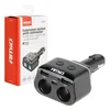 shumee Razdelilnik vtičnice za cigaretni vžigalnik 2x USB 1x USB-C 12V 24V + voltmeter AMIO-04173