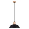 Sollux SL.1322 - Luster na sajli FANO 1xE27/15W/230V prečnik 34 cm crna