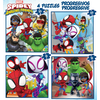 Educa - Puzzle 4v1 Spidey - 1 - 39 kosov