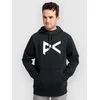 Anon moški pulover s kapuco true black