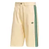ADIDAS ORIGINALS Hlače Firebird kremna / smaragd