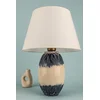 Opviq Stona lampa YL737, 27x20x41,5 cm, Plavo-bela
