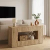 Konzolna stolica Prugasti Sonoma hrast 101 x 29 x 74 cm
