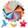 Nikcorp Origami papir 300 listov 15x15 cm | Dvostranski barvni papir za ustvarjanje in dekoracije | 20 različnih barv