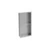 Mexen X-Wall-R nišna polica s obrobo in polico 60 x 30 cm, inox - 1910603010S