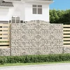 Lučne gabionske košare 2 kom 300x50x200/220cm pocinčano željezo