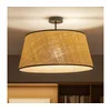 Brilagi - LED pritrjen stropni lestenec CERIA 1xE27/60W/230V premer 50 cm črna/bež