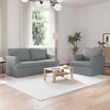 Set sofe 2 pcs Svijetlo siva 162 x 80 x 85 cm tkanina