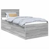 Krevetna konstrukcija Siva Sonoma 75 x 190 cm Konstruirano drvo