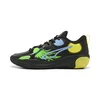 PUMA MB World.01 Basketball Shoes Unisex, Shoes, Black/Lemon Crush, 47