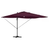 Suncobran S LED lampica Bordeaux Crvena 351 x 250 x 253 cm