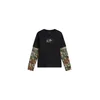 Vans Camo Twofer Kids Sweater black
