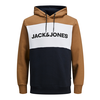 Jack & Jones Moški pulover JJELOGO moški pulover Rjava
