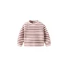 MANGO KIDS Pulover ANN temno rjava/roza