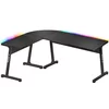 HuzaroHero 6.0 Crni RGB Ugaoni Gaming sto