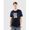 Poetic Collective Burning Skull moška majica navy