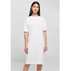 Womens dress with slit white