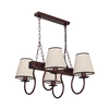 Tamni luster na lancu CARIN 4xE14/60W/230V