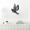 Wallity Zidna dekoracija Swallow Bird, Crna