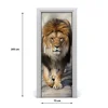 tulup.si Nalepka na vratih Lion 75x205 cm