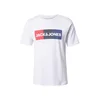 JACK & JONES Majica mornarska/rdeča/črna/bela