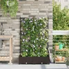 vidaXL vidaXL Vrtni lesnjak s oporo 2 kosa Rjava 80x40x125,5 cm, (22010831)