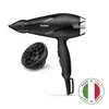 BABYLISS sušilnik za lase 6713DE AC 2200W (črno/siv) - 2200 W - AC - 2 stopnji temperature - Da - 2 nastavka - Da - 2.8m
