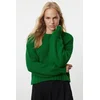 Trendyol Khaki Wide Pattern Basic Boat Neck Knitwear Sweater