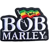 Bob Marley Logo Iron-On Patch