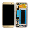 Samsung Galaxy S7 Edge G935F - LCD zaslon + steklo na dotik + okvir (zlat) - GH97-18533C, GH97-18594C, GH97-18767C Genuine Service Pack
