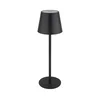 Globo 58488B - LED stona lampa 3u1 VANNIE I s dodirnim prigušiva, punjiva, za spoljašnju upotrebu, LED/3W/5V IP54, crna