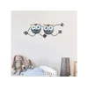 Wallity Dekorativni metalni zidni dodatak Owl 3