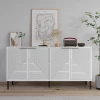 Hanah Home Konzolni sto Lurea, 150x75x36 cm, Beli