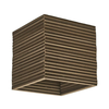 Ledvance - Plafonsko svetlo DECOR CARDBOARD 1xE27/15W/230V 25x25 cm