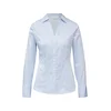 COMMA Bluza svetlo modra/bela