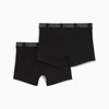PUMA Mens Trunks 2 Pack, Black