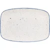 CHURCHILL Stonecast Hints Buffet Indigo Blue plitvi krožnik, dolžina: 344 mm (6 kos)