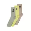 Nogavice On  Logo Sock High 3P Lemonade  M
