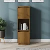 Visoka komoda boja meda 38 x 35 x 117 cm od masivne borovine