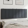 Vidaxl vidaXL Blazina za vzglavje, temno siva, 120 cm, žamet