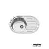 Boloco Ugradna sudopera BL 859, o90, 77x55cm, Hrom