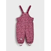Sinsay - Toplije ski pantalone sa cvetnim printom - maroon