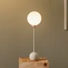 Globen Lighting namizna svetilka Ripley, bež, višina 52 cm, železo/steklo - Dnevna soba/jedilnica - Dizajn - bež, bela - Kovina