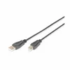 Digitus USB 2.0 priključni kabel [1x USB 2.0 A - 1x USB 2.0 B] 5 m črn Digitus
