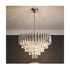 Brilagi - Luster na lancu ECLIPSE 7xE14/10W/230V prečnik 48 cm srebrna