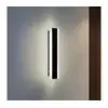 LED Spoljašnje zidno svetlo MIRANA S LED/8W/230V 4000K IP44 30 cm crna