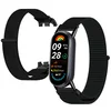 Freeson Zamenska narukvica za pametni sat za Xiaomi Mi Band 8/9, Crna