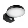 LED solarno zidno svetlo sa senzorom LED/3W/3,7V 1800 mAh IP54 crno